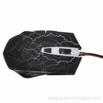 Gaming Wired Mouse, 1,000dpi Resolution